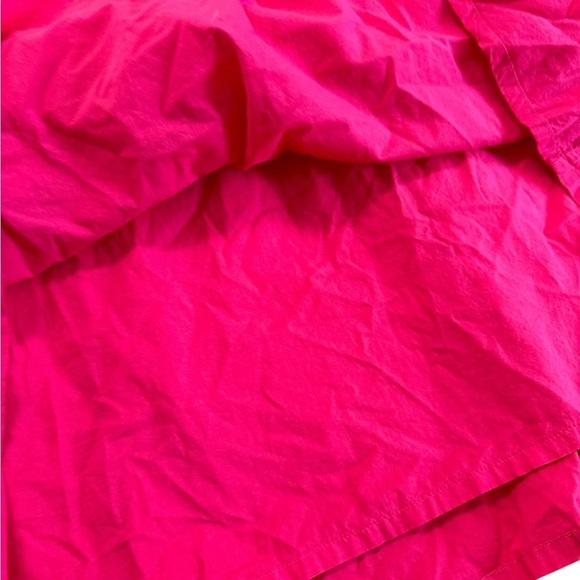 J.Crew Pink Midi Sleeveless Ruffled Neckline Tiered Pink Dress size 6 - Picture 16 of 17